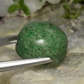 Maw-Sit-Sit Gemstone in 16 mm (calibrated) Size for Sale, Maw-Sit-Sit Stone in Pine Green Color