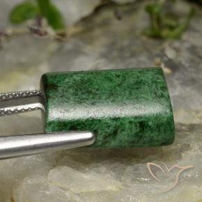 Maw-Sit-Sit Gemstone in 16 x 12 mm (calibrated) Size for Sale, Maw-Sit-Sit Stone in Deep Green Color
