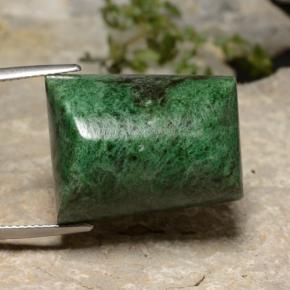 39.21 ct Green Maw-Sit-Sit Stone, Natural Maw-Sit-Sit in Tapered Baguette Sugarloaf Shape for Sale