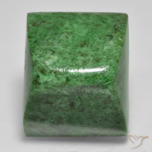 19.43 ct Green Maw-Sit-Sit Stone, Natural Maw-Sit-Sit in Baguette Sugarloaf Cabochon Shape for Sale