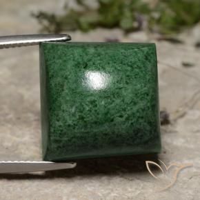 40.19 ct Green Maw-Sit-Sit Stone, Natural Maw-Sit-Sit in Square Cabochon Shape for Sale