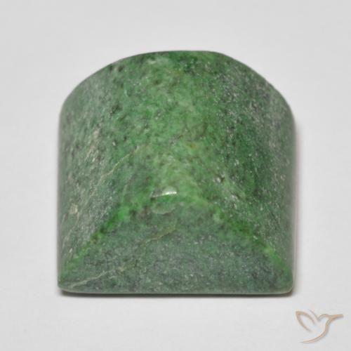 Maw-Sit-Sit Gemstone in 17 x 14.9 mm Size for Sale, Maw-Sit-Sit Stone in Earthy Green Color
