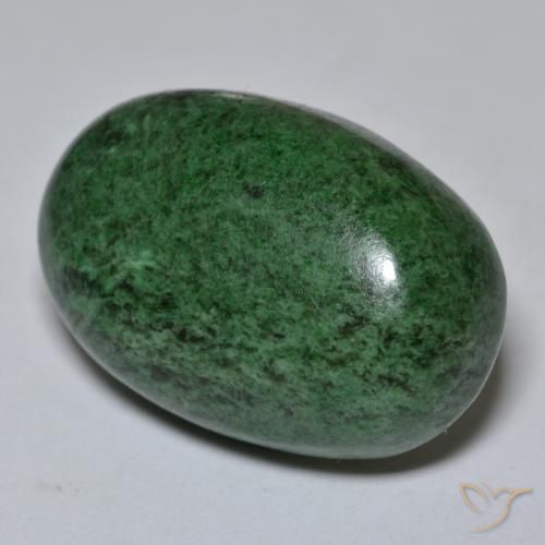 40.52 ct Green Maw-Sit-Sit Stone, Natural Maw-Sit-Sit in Oval Cabochon Shape for Sale