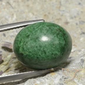 18.72 ct Green Maw-Sit-Sit Stone, Natural Maw-Sit-Sit in Oval Cabochon Shape for Sale