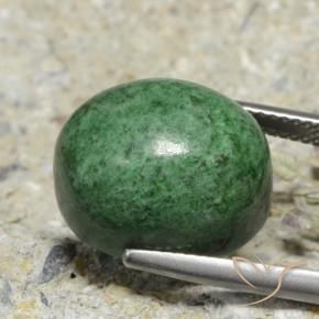 Maw-Sit-Sit Gemstone in 15.7 x 12.8 mm Size for Sale, Maw-Sit-Sit Stone in Pale Pine Green Color