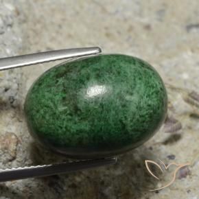 28.65 ct Green Maw-Sit-Sit Stone, Natural Maw-Sit-Sit in Oval Cabochon Shape for Sale