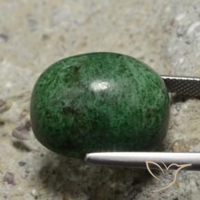 Maw-Sit-Sit Gemstone in 19.2 x 14 mm Size for Sale, Maw-Sit-Sit Stone in Dark Green Color