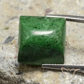 23.44 ct Green Maw-Sit-Sit Stone, Natural Maw-Sit-Sit in Square Sugarloaf Cabochon Shape for Sale