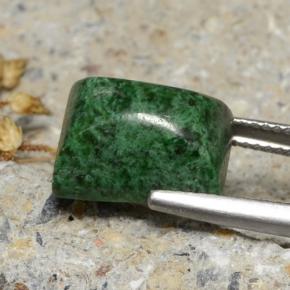 Maw-Sit-Sit Gemstone in 12.7 x 9 mm Size for Sale, Maw-Sit-Sit Stone in Deep Green Color