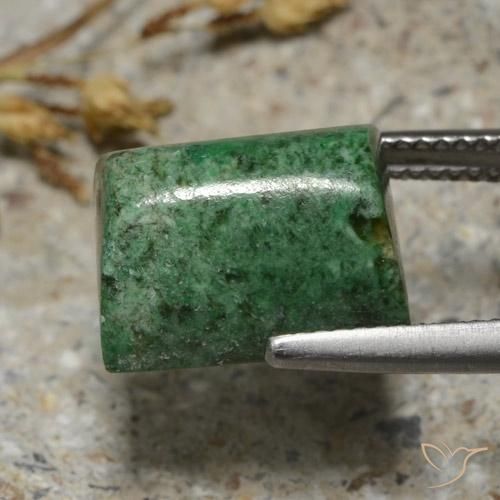 Maw-Sit-Sit Gemstone in 13 x 10 mm Size for Sale, Maw-Sit-Sit Stone in Pale Pine Green Color