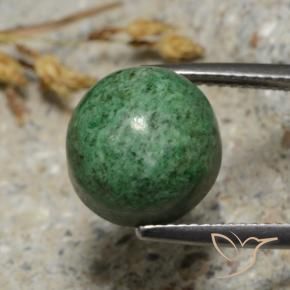 9.10 ct Green Maw-Sit-Sit Stone, Natural Maw-Sit-Sit in Round Cabochon Shape for Sale