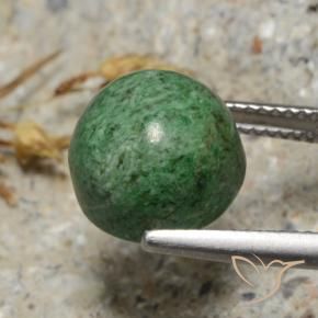 Maw-Sit-Sit Gemstone in 11 mm (calibrated) Size for Sale, Maw-Sit-Sit Stone in Pale Pine Green Color