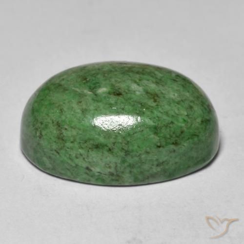 Maw-Sit-Sit Gemstone in 16 x 12 mm (calibrated) Size for Sale, Maw-Sit-Sit Stone in Pale Pine Green Color