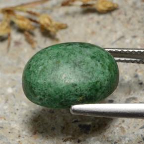 Maw-Sit-Sit Gemstone in 14.9 x 11 mm Size for Sale, Maw-Sit-Sit Stone in Medium Green Color
