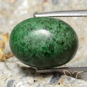 18.43 ct Green Maw-Sit-Sit Stone, Natural Maw-Sit-Sit in Oval Cabochon Shape for Sale