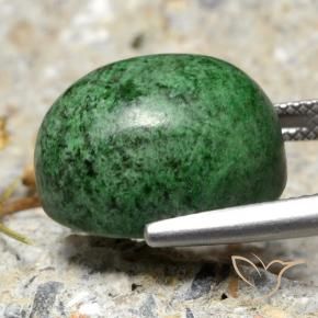 Maw-Sit-Sit Gemstone in 16 x 12 mm (calibrated) Size for Sale, Maw-Sit-Sit Stone in Medium Green Color