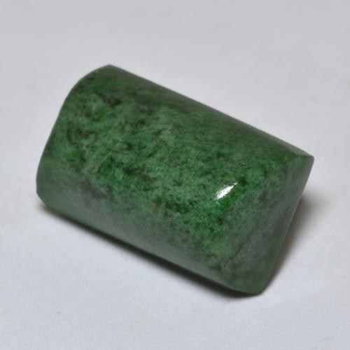 11.12 ct Green Maw-Sit-Sit Stone, Natural Maw-Sit-Sit in Baguette Sugarloaf Cabochon Shape for Sale