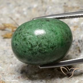 32.40 ct Green Maw-Sit-Sit Stone, Natural Maw-Sit-Sit in Oval Cabochon Shape for Sale