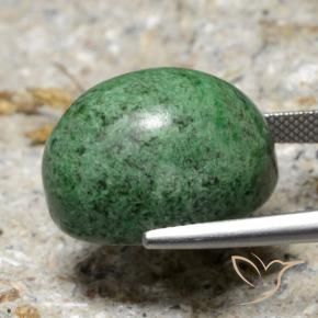Maw-Sit-Sit Gemstone in 20 x 15 mm (calibrated) Size for Sale, Maw-Sit-Sit Stone in Pale Pine Green Color