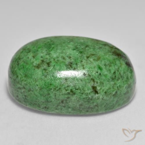 Maw-Sit-Sit Gemstone in 23 x 15.9 mm Size for Sale, Maw-Sit-Sit Stone in Dark Green Color
