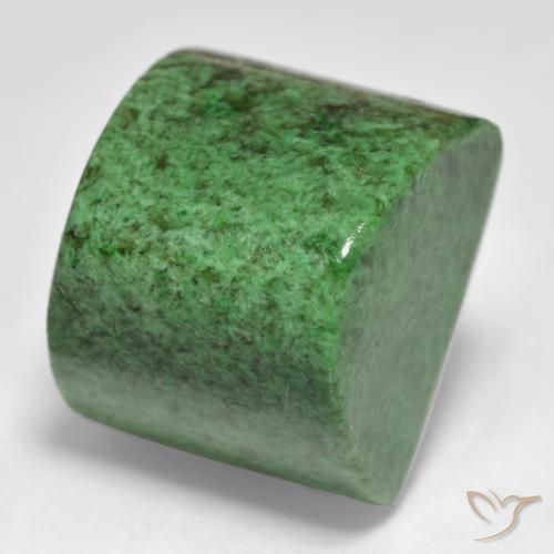 30.28 ct Green Maw-Sit-Sit Stone, Natural Maw-Sit-Sit in Baguette Sugarloaf Cabochon Shape for Sale