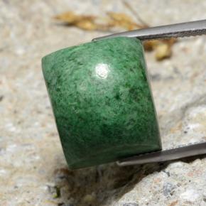 Medium Green Maw-Sit-Sit Gem - 28ct Baguette Sugarloaf Cabochon (ID: 477050)