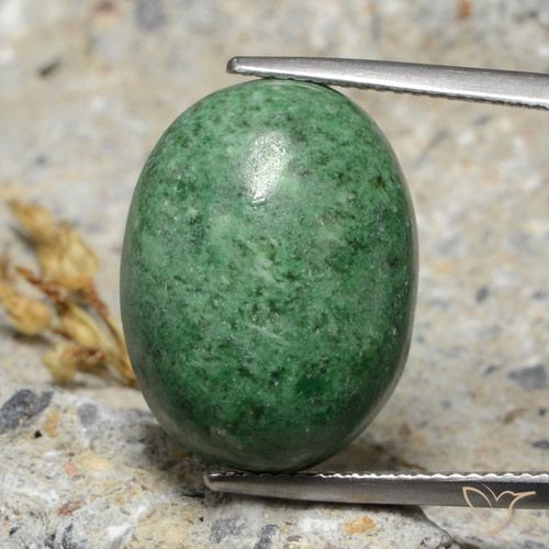 18.63ct Natural Medium Green Maw-Sit-Sit, Oval, Opaque