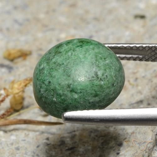 Maw-Sit-Sit Gemstone in 13 mm (calibrated) Size for Sale, Maw-Sit-Sit Stone in Pale Pine Green Color