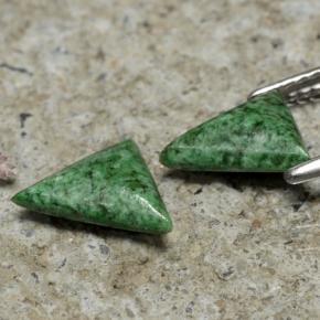 Maw-Sit-Sit Gemstones in 8.7 x 8.2 mm Size for Sale, Maw-Sit-Sit Stones in Green Color