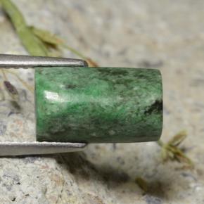 4.70 ct Green Maw-Sit-Sit Stone, Natural Maw-Sit-Sit in Baguette Sugarloaf Cabochon Shape for Sale
