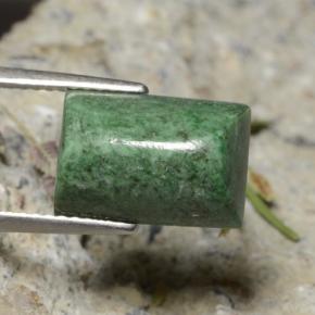 6.79 ct Green Maw-Sit-Sit Stone, Natural Maw-Sit-Sit in Baguette Sugarloaf Cabochon Shape for Sale