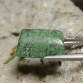 Maw-Sit-Sit Gemstone in 12.5 x 8.6 mm Size for Sale, Maw-Sit-Sit Stone in Medium Green Color