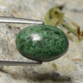 2.54 ct Green Maw-Sit-Sit Stone, Natural Maw-Sit-Sit in Oval Cabochon Shape for Sale