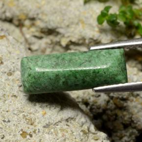 3.09 ct Green Maw-Sit-Sit Stone, Natural Maw-Sit-Sit in Baguette Sugarloaf Cabochon Shape for Sale