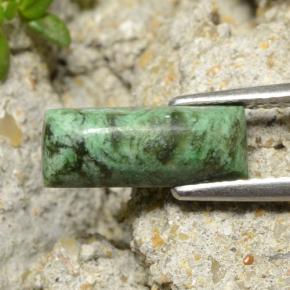 2.16 ct Green Maw-Sit-Sit Stone, Natural Maw-Sit-Sit in Baguette Cabochon Shape for Sale