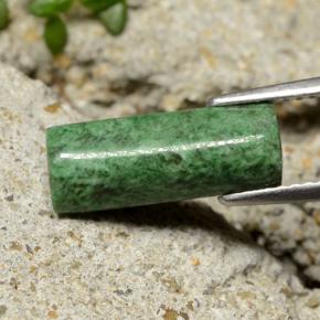 3.17 ct Green Maw-Sit-Sit Stone, Natural Maw-Sit-Sit in Baguette Sugarloaf Cabochon Shape for Sale