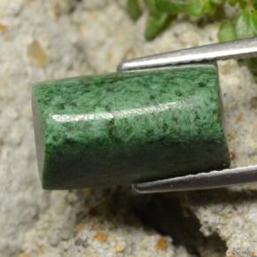 6.52 ct Green Maw-Sit-Sit Stone, Natural Maw-Sit-Sit in Baguette Cabochon Shape for Sale
