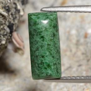 3.15 ct Green Maw-Sit-Sit Gemstone, Maw-Sit-Sit Gem in Baguette Cabochon Shape for Sale.