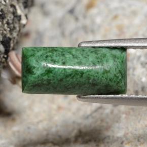 3.15 ct Green Maw-Sit-Sit Stone, Natural Maw-Sit-Sit in Baguette Cabochon Shape for Sale