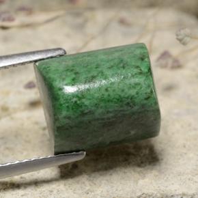 8.92 ct Green Maw-Sit-Sit Stone, Natural Maw-Sit-Sit in Baguette Sugarloaf Cabochon Shape for Sale