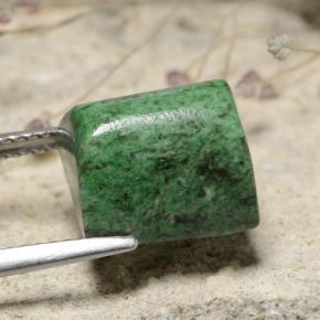 Maw-Sit-Sit Gemstone in 11.2 x 9.7 mm Size for Sale, Maw-Sit-Sit Stone in Pale Pine Green Color