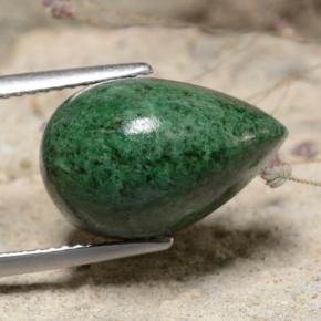 11.72 ct Green Maw-Sit-Sit Stone, Natural Maw-Sit-Sit in Pear Cabochon Shape for Sale