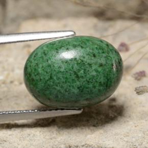 11.47 ct Green Maw-Sit-Sit Stone, Natural Maw-Sit-Sit in Oval Cabochon Shape for Sale