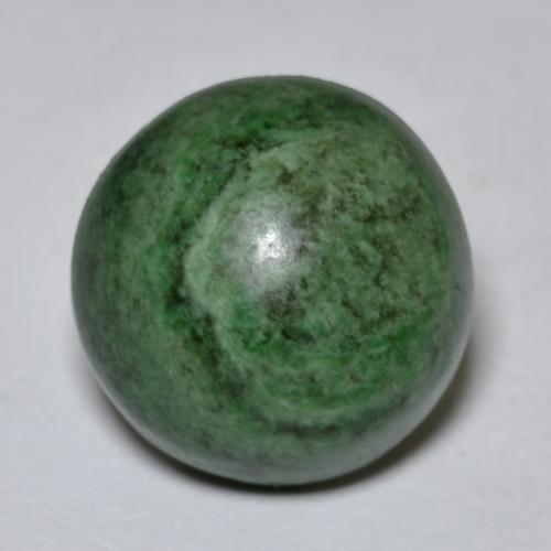8.95 ct Green Maw-Sit-Sit Gemstone, Maw-Sit-Sit Gem in Round Cabochon Shape for Sale.