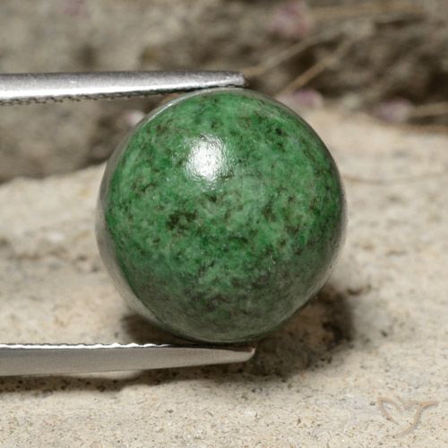 Maw-Sit-Sit rotondo da 13,27 ct, 12,5 mm dal Myanmar, Photo A