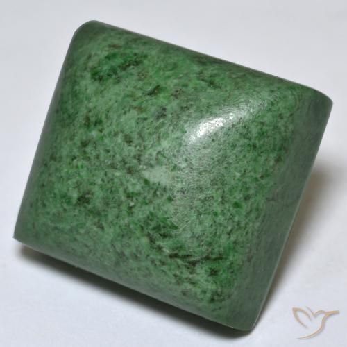 48.39 ct Green Maw-Sit-Sit Stone, Natural Maw-Sit-Sit in Baguette Cabochon Shape for Sale