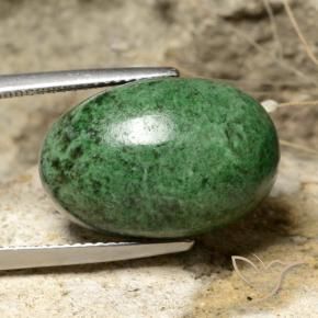 19.98 ct Green Maw-Sit-Sit Stone, Natural Maw-Sit-Sit in Oval Cabochon Shape for Sale