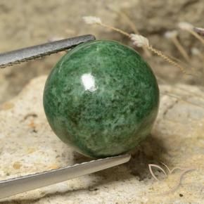 10.02 ct Green Maw-Sit-Sit Stone, Natural Maw-Sit-Sit in Round Cabochon Shape for Sale