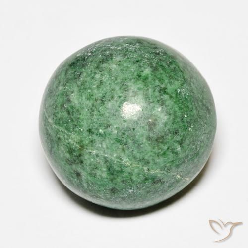 19.00 ct Green Maw-Sit-Sit Stone, Natural Maw-Sit-Sit in Round Cabochon Shape for Sale