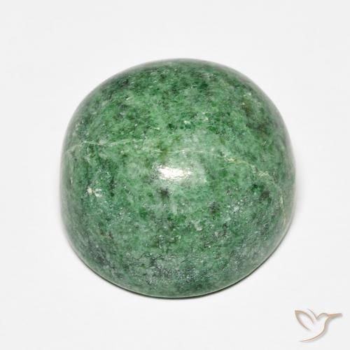Maw-Sit-Sit Gemstone in 14 mm (calibrated) Size for Sale, Maw-Sit-Sit Stone in Deep Green Color